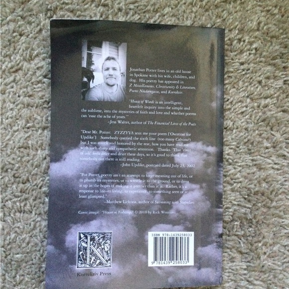 House of Words poems by Jonathan Potter - Picture 5 of 5